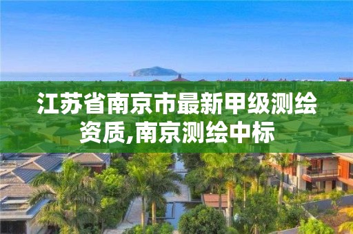 江蘇省南京市最新甲級測繪資質,南京測繪中標