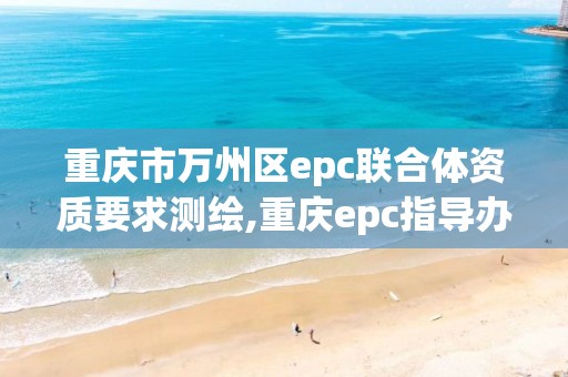 重慶市萬州區epc聯合體資質要求測繪,重慶epc指導辦法。