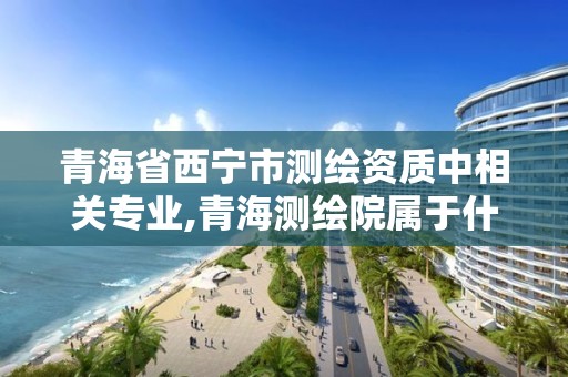 青海省西寧市測繪資質中相關專業,青海測繪院屬于什么單位