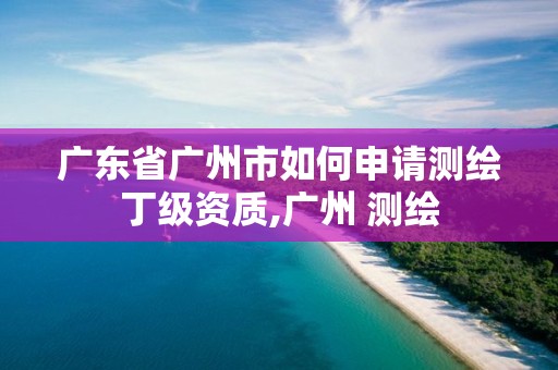 廣東省廣州市如何申請(qǐng)測(cè)繪丁級(jí)資質(zhì),廣州 測(cè)繪