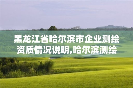 黑龍江省哈爾濱市企業(yè)測(cè)繪資質(zhì)情況說(shuō)明,哈爾濱測(cè)繪局怎么樣