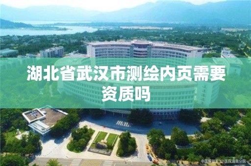 湖北省武漢市測繪內頁需要資質嗎