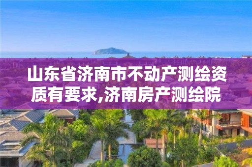 山東省濟南市不動產測繪資質有要求,濟南房產測繪院。