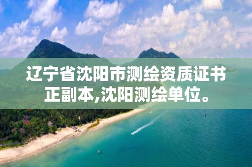 遼寧省沈陽市測繪資質(zhì)證書正副本,沈陽測繪單位。