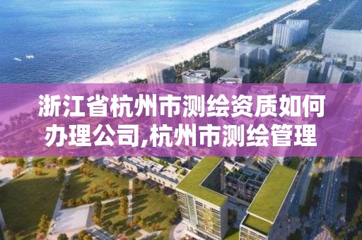 浙江省杭州市測繪資質如何辦理公司,杭州市測繪管理服務平臺