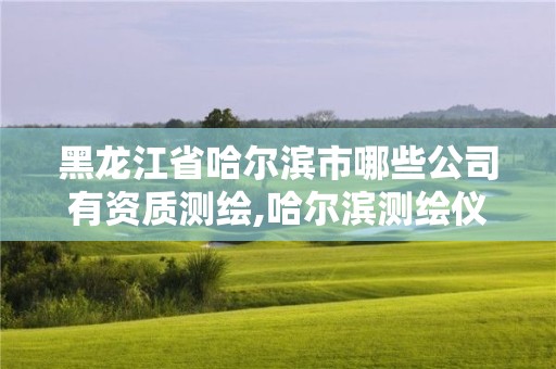 黑龍江省哈爾濱市哪些公司有資質測繪,哈爾濱測繪儀器檢測