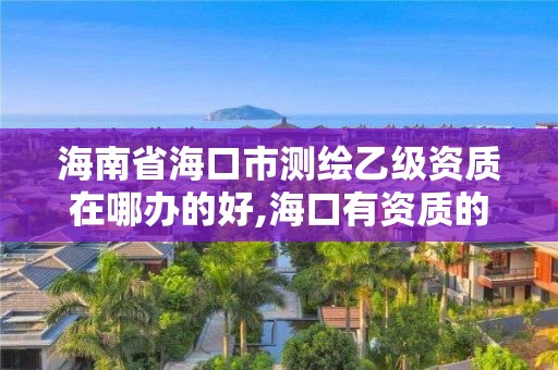 海南省海口市測繪乙級資質(zhì)在哪辦的好,海口有資質(zhì)的測繪公司。