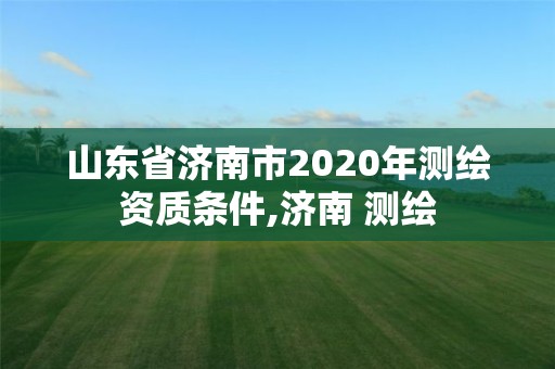 山東省濟南市2020年測繪資質(zhì)條件,濟南 測繪