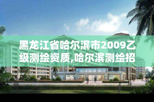 黑龍江省哈爾濱市2009乙級測繪資質,哈爾濱測繪招聘