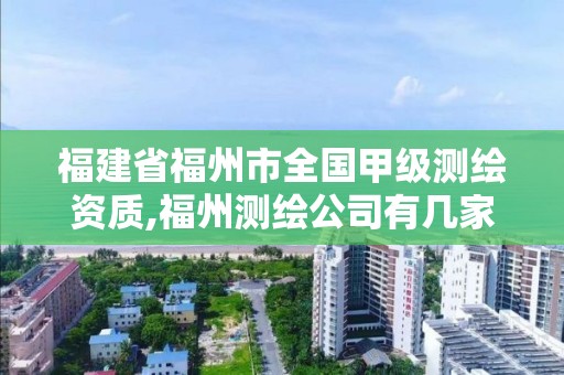 福建省福州市全國甲級測繪資質(zhì),福州測繪公司有幾家。