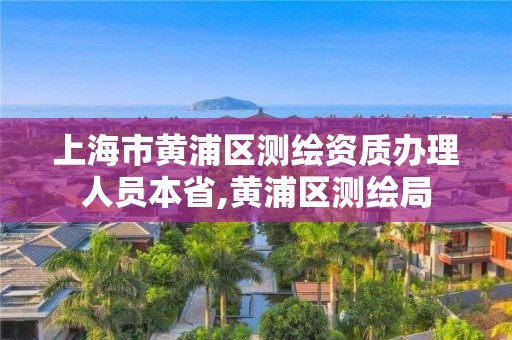 上海市黃浦區測繪資質辦理人員本省,黃浦區測繪局