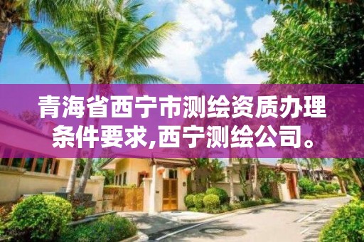 青海省西寧市測繪資質辦理條件要求,西寧測繪公司。