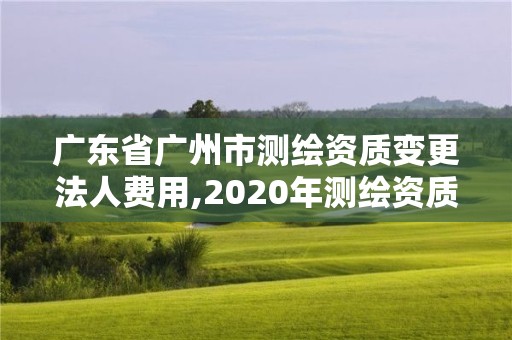 廣東省廣州市測(cè)繪資質(zhì)變更法人費(fèi)用,2020年測(cè)繪資質(zhì)換證