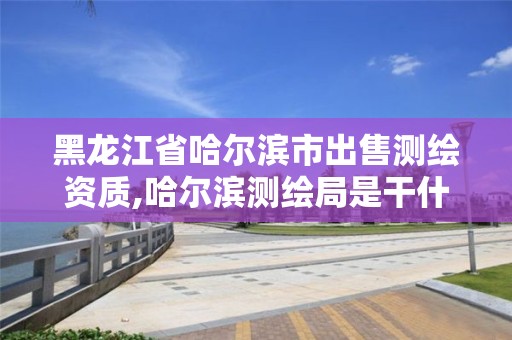 黑龍江省哈爾濱市出售測繪資質,哈爾濱測繪局是干什么的