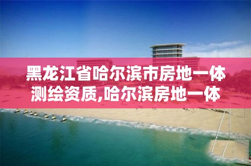 黑龍江省哈爾濱市房地一體測繪資質,哈爾濱房地一體確權登記新聞