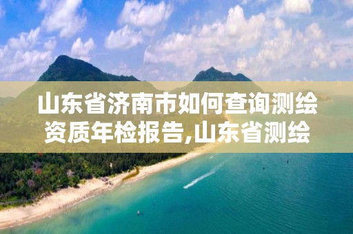 山東省濟南市如何查詢測繪資質年檢報告,山東省測繪資質專用章圖片