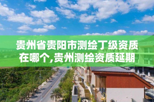 貴州省貴陽市測繪丁級資質在哪個,貴州測繪資質延期公告