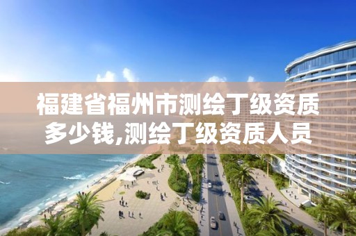 福建省福州市測繪丁級資質多少錢,測繪丁級資質人員條件