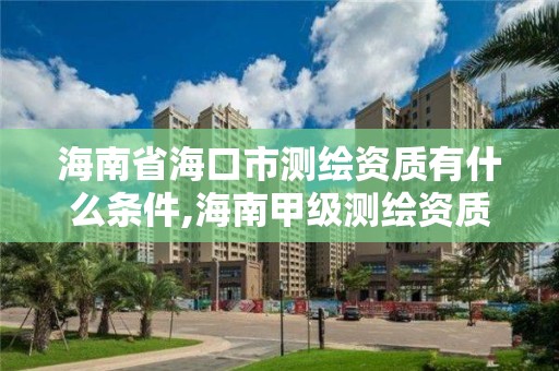 海南省海口市測繪資質有什么條件,海南甲級測繪資質單位