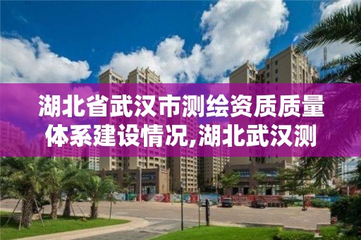 湖北省武漢市測繪資質質量體系建設情況,湖北武漢測繪局。