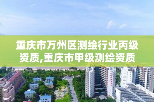 重慶市萬州區測繪行業丙級資質,重慶市甲級測繪資質單位