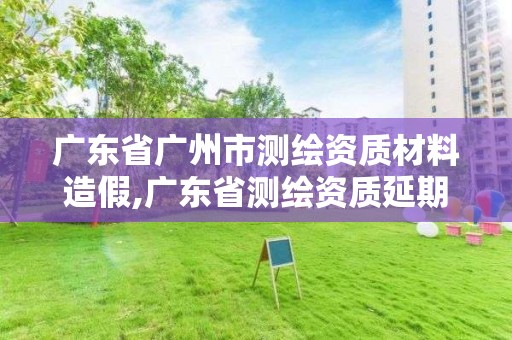 廣東省廣州市測繪資質材料造假,廣東省測繪資質延期