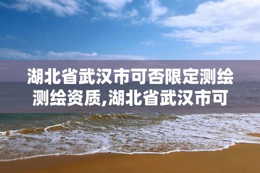 湖北省武漢市可否限定測繪測繪資質,湖北省武漢市可否限定測繪測繪資質公司