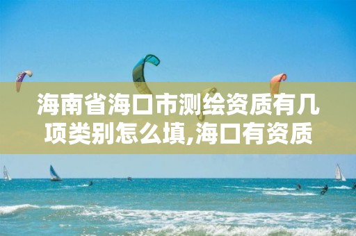 海南省海口市測繪資質有幾項類別怎么填,海口有資質的測繪公司。