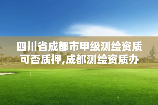 四川省成都市甲級測繪資質可否質押,成都測繪資質辦理