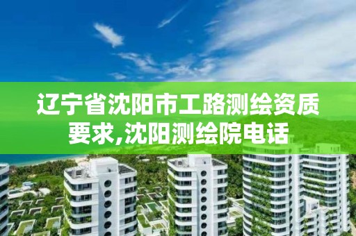 遼寧省沈陽市工路測繪資質要求,沈陽測繪院電話