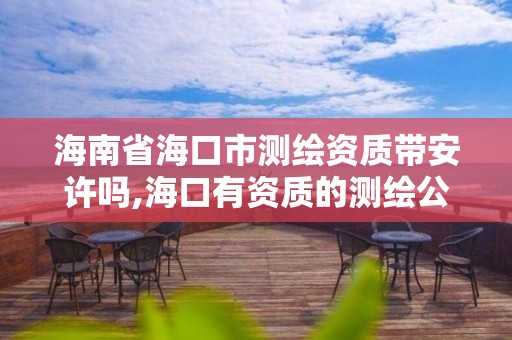 海南省海口市測繪資質帶安許嗎,海口有資質的測繪公司