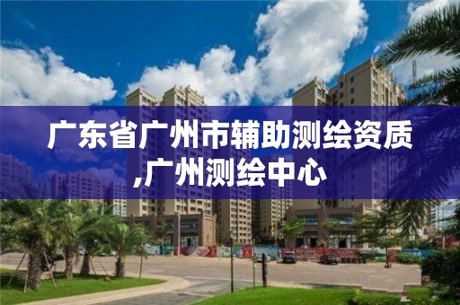 廣東省廣州市輔助測繪資質,廣州測繪中心