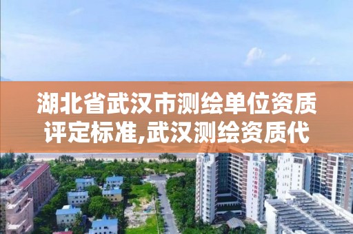 湖北省武漢市測繪單位資質評定標準,武漢測繪資質代辦。