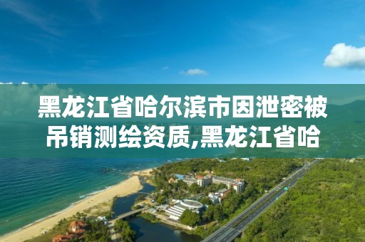 黑龍江省哈爾濱市因泄密被吊銷測繪資質(zhì),黑龍江省哈爾濱市測繪局