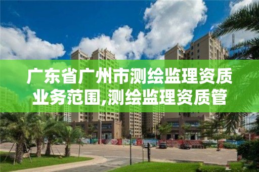 廣東省廣州市測繪監理資質業務范圍,測繪監理資質管理辦法。