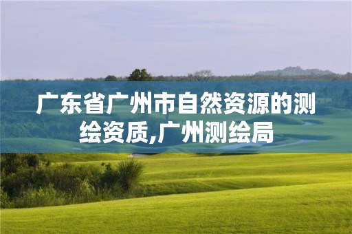 廣東省廣州市自然資源的測繪資質,廣州測繪局