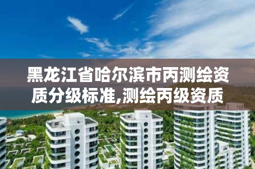 黑龍江省哈爾濱市丙測繪資質分級標準,測繪丙級資質條件