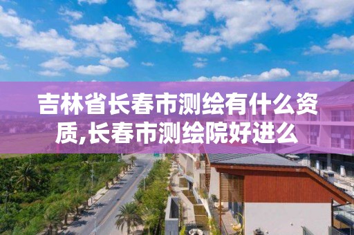 吉林省長春市測繪有什么資質,長春市測繪院好進么