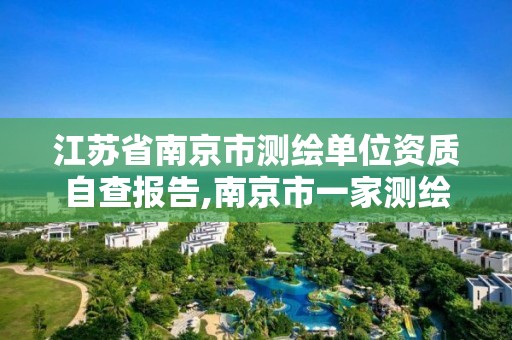 江蘇省南京市測繪單位資質自查報告,南京市一家測繪資質單位要使用。