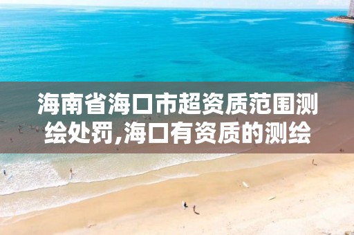 海南省海口市超資質范圍測繪處罰,海口有資質的測繪公司