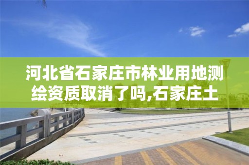 河北省石家莊市林業用地測繪資質取消了嗎,石家莊土地測量公司。