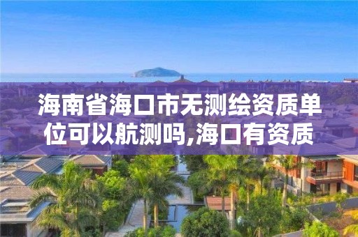 海南省海口市無測繪資質單位可以航測嗎,海口有資質的測繪公司。