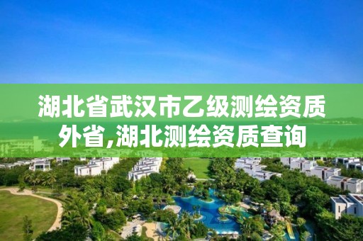 湖北省武漢市乙級測繪資質(zhì)外省,湖北測繪資質(zhì)查詢