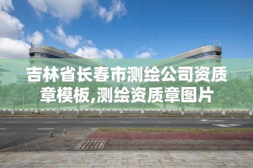 吉林省長春市測繪公司資質章模板,測繪資質章圖片