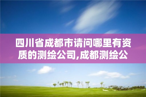 四川省成都市請問哪里有資質的測繪公司,成都測繪公司聯系方式。