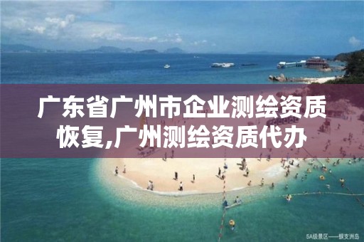 廣東省廣州市企業測繪資質恢復,廣州測繪資質代辦