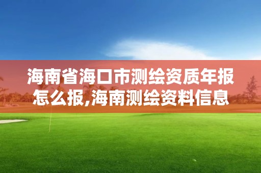 海南省海口市測繪資質年報怎么報,海南測繪資料信息中心