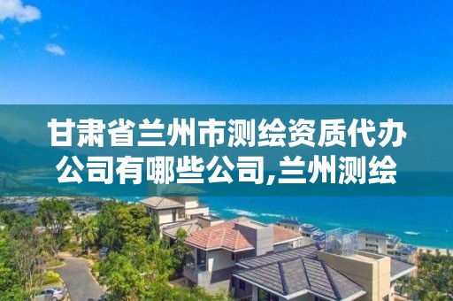 甘肅省蘭州市測繪資質(zhì)代辦公司有哪些公司,蘭州測繪單位。