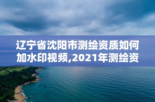 遼寧省沈陽市測繪資質如何加水印視頻,2021年測繪資質申報條件