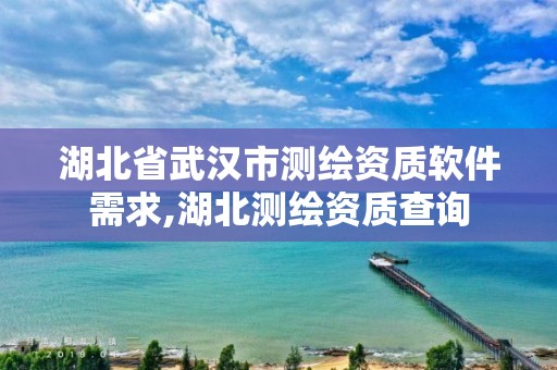 湖北省武漢市測繪資質軟件需求,湖北測繪資質查詢